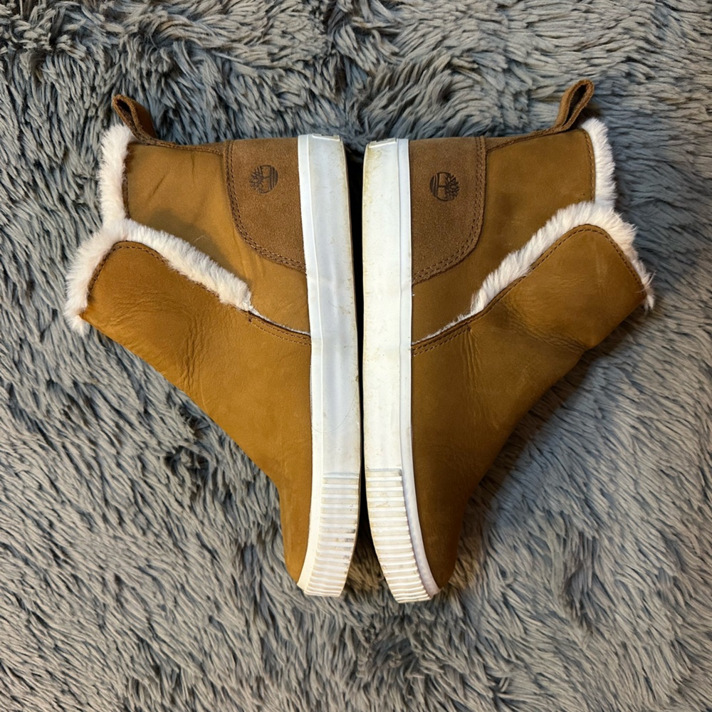 Timberland Women's Skyla Bay Medium Brown Pull on Sneaker Boot Size 8 - Picture 2 of 7